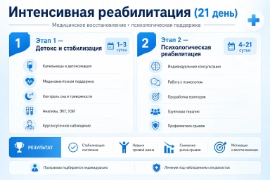 Реабилитация за 21 день в Калининске